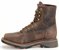 Side view of Double H Boot Mens 8In  Workflex Wide Square Composite Toe Lacer